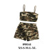 Molde de Conjunto short y crop top | 098161