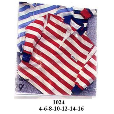 Molde de Sudadera cuello camisero | 1024