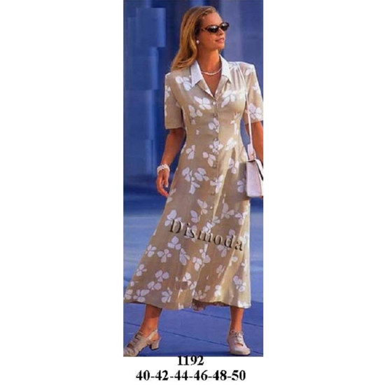 Molde de Vestido cuello sport | 1192
