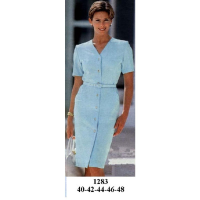 Molde de Vestido escote v | 1283