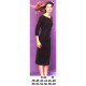 Molde de Vestido, escote en v con pinza de pecho ( coctel ) | 1346 Molde de Vestido, escote en v con pinza de pecho ( coctel ) | 1346