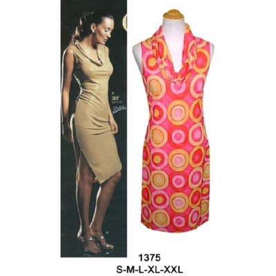 Molde de Vestido drapeado | 1375