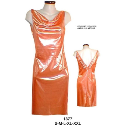 Molde de Vestido drapeado | 1377