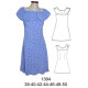 Molde de Vestido cortado al sesgo con fruncido elasticada en escote | 1394 Molde de Vestido cortado al sesgo con fruncido elasticada en escote | 1394