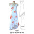 Molde de Vestido escote en v con fruncido en basta; | 1397