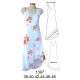 Molde de Vestido escote en v con fruncido en basta; | 1397 Molde de Vestido escote en v con fruncido en basta; | 1397