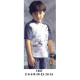 Molde de Camiseta de manga corta con cuello polo y tapeta frontal con botones | 1463 Molde de Camiseta de manga corta con cuello polo y tapeta frontal con botones | 1463