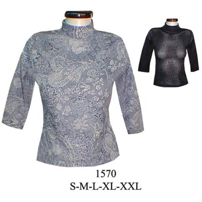Molde de Camiseta cuello vétale manga ¾ | 1570