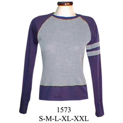Molde de Camiseta raglan con corte y aplicación en manga | 1573