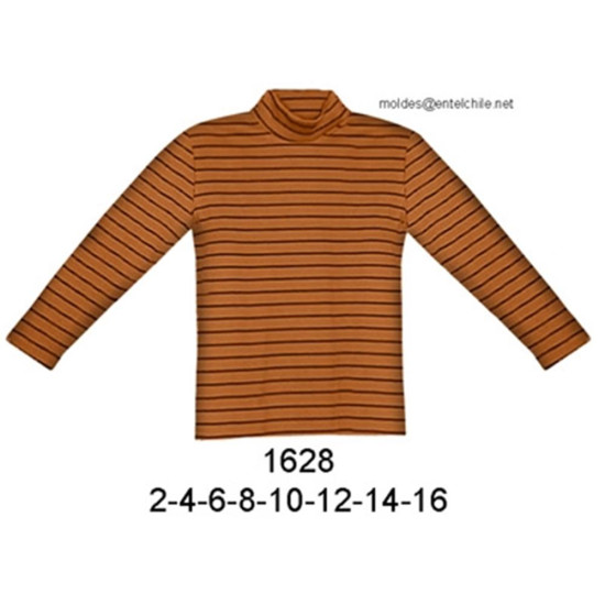 Molde de Camiseta beatle | 1628 Molde de Camiseta beatle | 1628