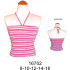 Molde de Camiseta strapless con amarra | 16702