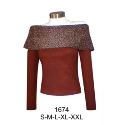 Molde de Camiseta rib con boucle | 1674 Molde de Camiseta rib con boucle | 1674