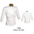 Molde de Camiseta corte bajo busto con argolla ; | 1686
