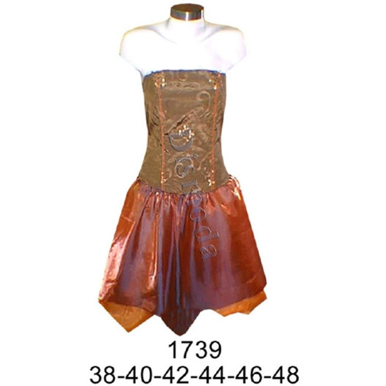 Molde de Vestido strapless | 1739 Molde de Vestido strapless | 1739