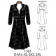 Molde de Vestido manga raglan con canesú y fruncido, | 1767 Molde de Vestido manga raglan con canesú y fruncido, | 1767