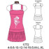Molde de Vestido con globo con tirantes | 1772