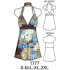 Molde de Vestido corto con tirantes | 1777