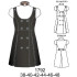 Molde de Jumper cruzado corto: | 1792