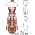 Molde de Vestido strapless | 1802