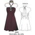 Molde de Vestido strapless | 1808