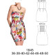 Molde de Vestido strapless | 1845