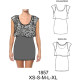 Molde de Vestido ajustado con peto evase largo 75 cms | 1857 Molde de Vestido ajustado con peto evase largo 75 cms | 1857