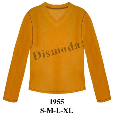 Molde de Polar dama escote en v ajustado | 1955