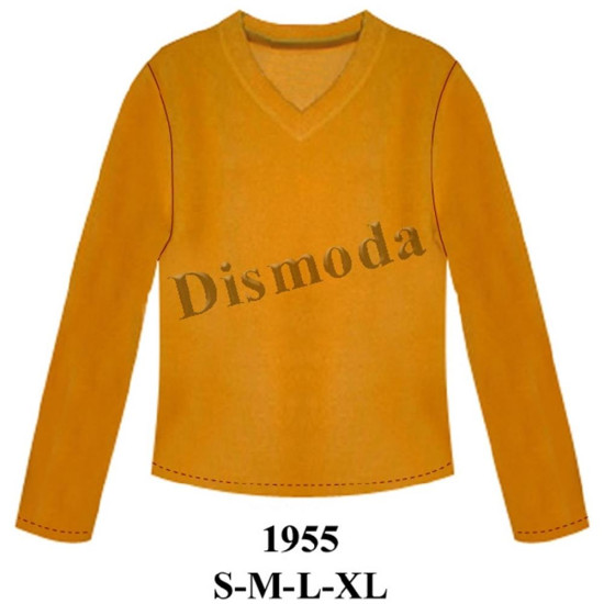 Molde de Polar dama escote en v ajustado | 1955