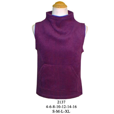 Molde de Polar sin mangas, cuello integrado | 2137