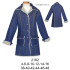 Molde de Chaquetón de mezclilla con chiporro, | 2162