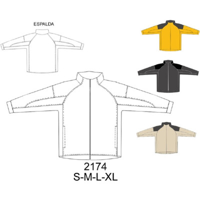 Molde de Sudadera polar para combinar con taslan (alta montaña) | 2174