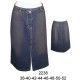 Molde de Falda jeans a la cadera | 2238