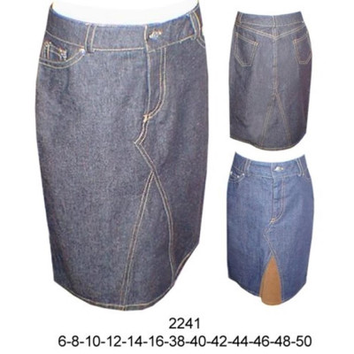 Molde de Falda jeans asimétrica | 2241