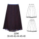 Molde de Falda con tull en basta ,(largo 62 cm | 2294