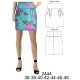 Molde de Falda pretina ancha con pinzas y bolsillo largo 50 cms | 2444