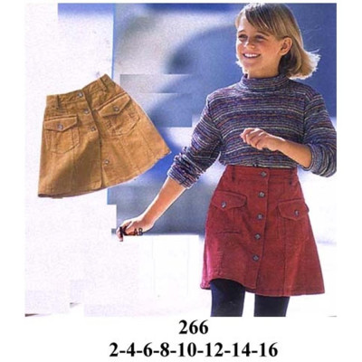 Molde de Pretina con bolsillo y corte delantero | 266 Molde de Pretina con bolsillo y corte delantero | 266