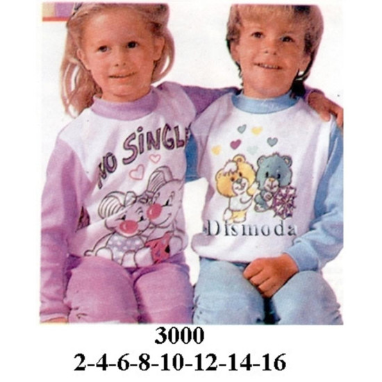 Molde de Pijama cuello polo | 3000