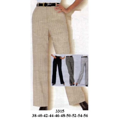 Molde de Pantalón dama clásico sin pinzas, sin bolsillo, recto a la cintura | 3315 Molde de Pantalón dama clásico sin pinzas, sin bolsillo, recto a la cintura | 3315
