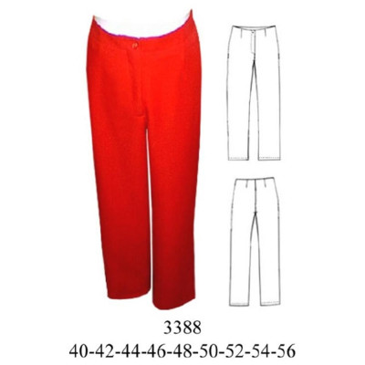 Molde de Pantalón a la cintura pretina interior | 3388 Molde de Pantalón a la cintura pretina interior | 3388