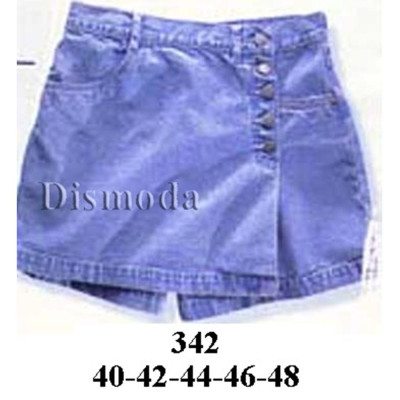 Molde de Falda short dama | 342