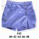Molde de Falda short dama | 342