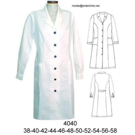 Molde de Chaqueta corte princesa | 4040 Molde de Chaqueta corte princesa | 4040