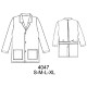 Molde de Bata médica | 4047 Molde de Bata médica | 4047