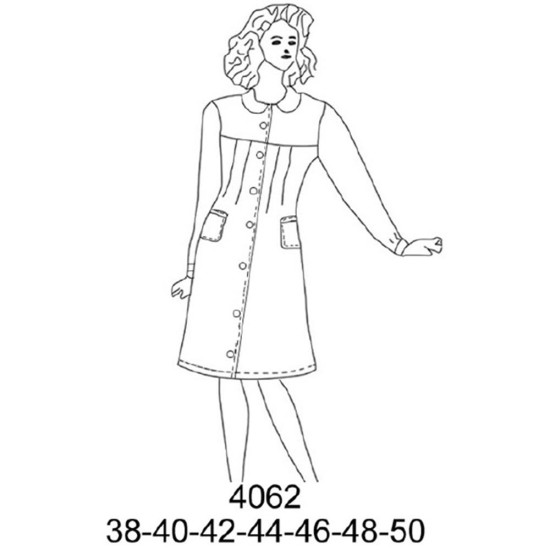 Molde de Delantal educadora | 4062