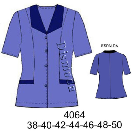Molde de Delantal con cuello | 4064 Molde de Delantal con cuello | 4064