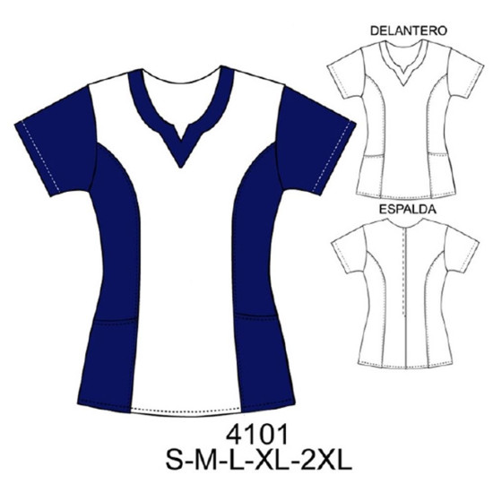 Molde de Delantal cuello en forma v | 4101