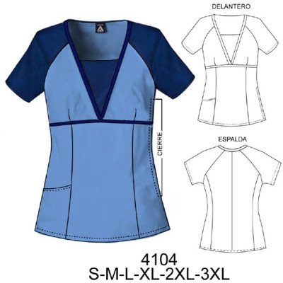 Molde de Delantal manga raglan | 4104