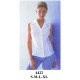 Molde de Blusa solapa redonda con pinza pecho sin manga | 4422 Molde de Blusa solapa redonda con pinza pecho sin manga | 4422