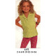 Molde de Blusa cuello sport sin mangas | 4452