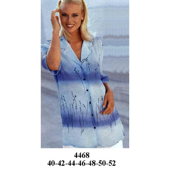 Molde de Blusa sport dama | 4468 Molde de Blusa sport dama | 4468
